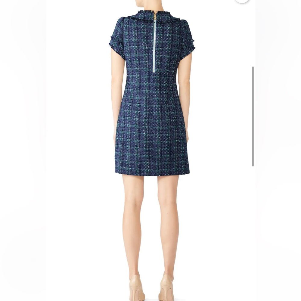 Sail to Sable Plaid Tweed Dress - Picture 3 of 8